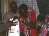 The women are taught how to keep clean water available for the kukus.