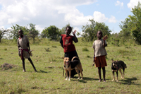 The capable shepherds of our herd. Recognize the clothing you may have given in the clothes drive?